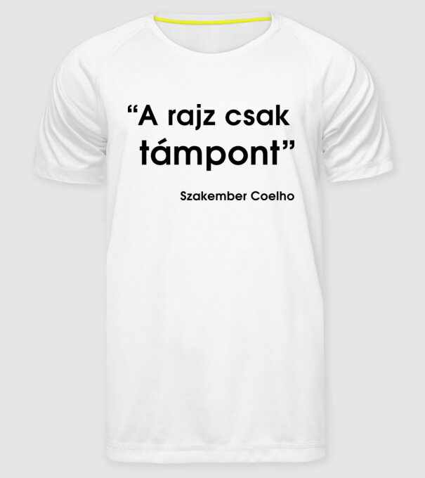  minta fehér pólón