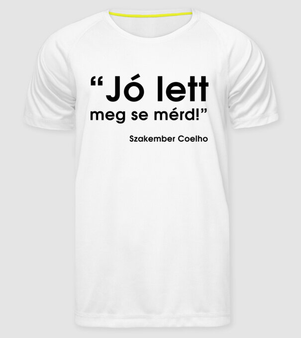  minta fehér pólón