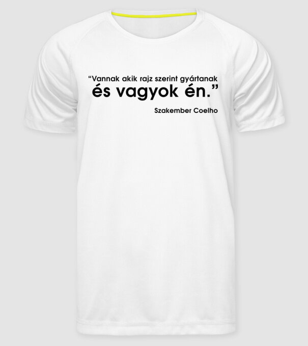  minta fehér pólón