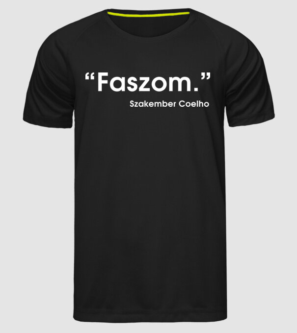  minta fekete pólón