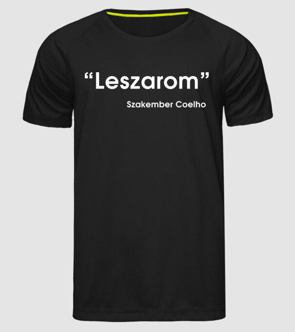  minta fekete pólón
