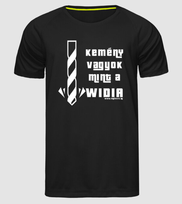  minta fekete pólón