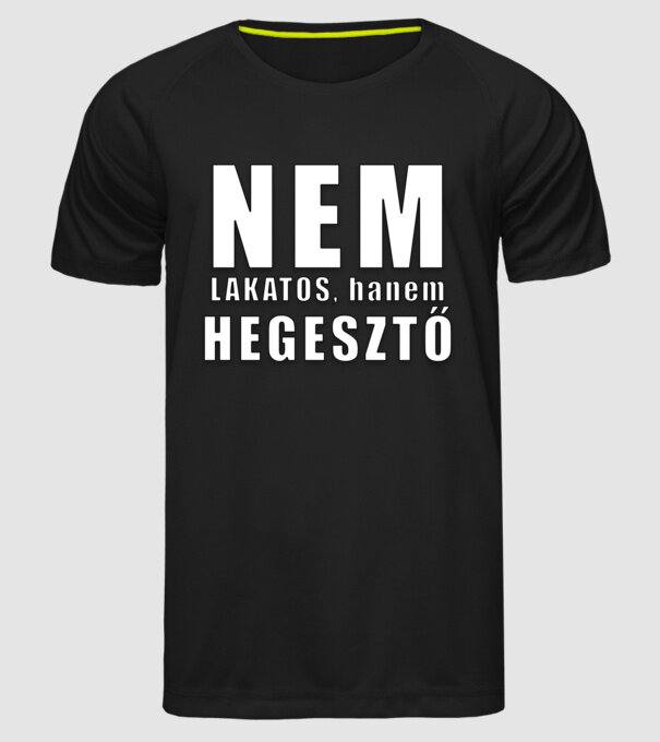  minta fekete pólón