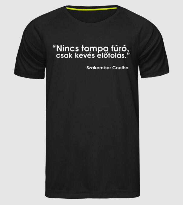  minta fekete pólón