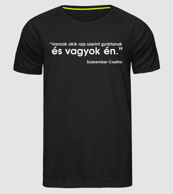  minta fekete pólón