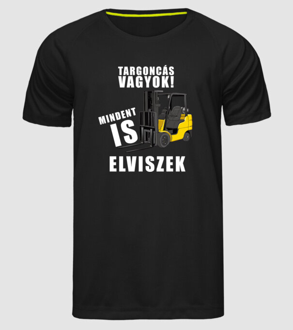  minta fekete pólón