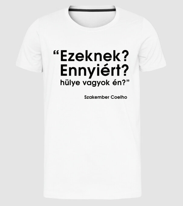  minta fehér pólón