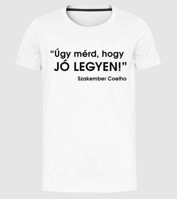  minta fehér pólón