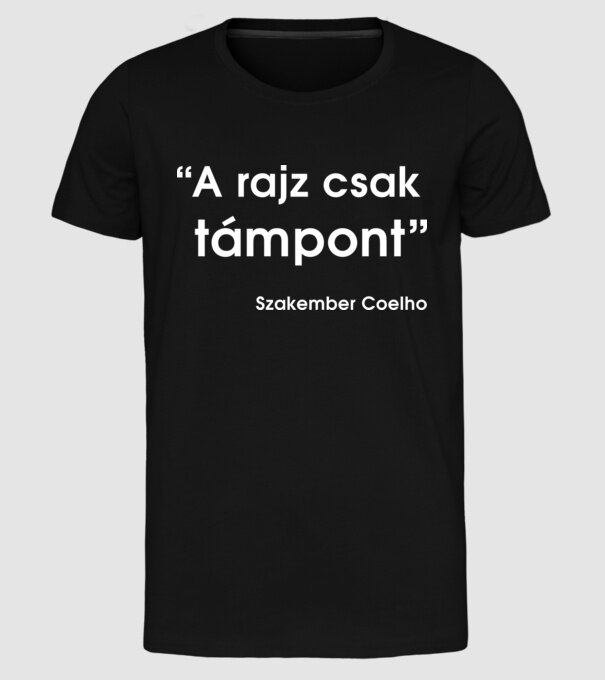  minta fekete pólón