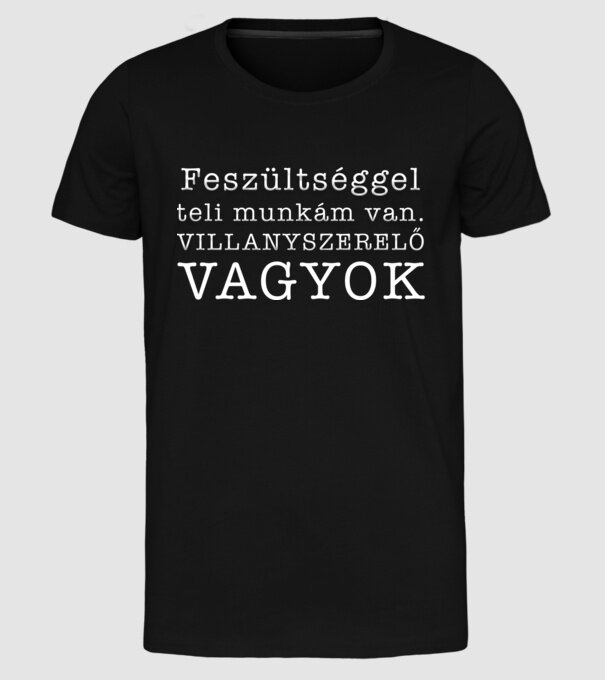  minta fekete pólón