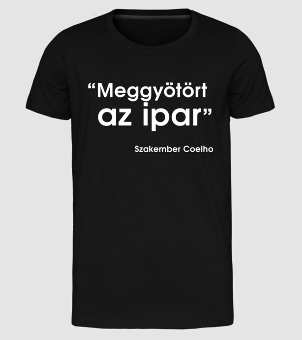  minta fekete pólón