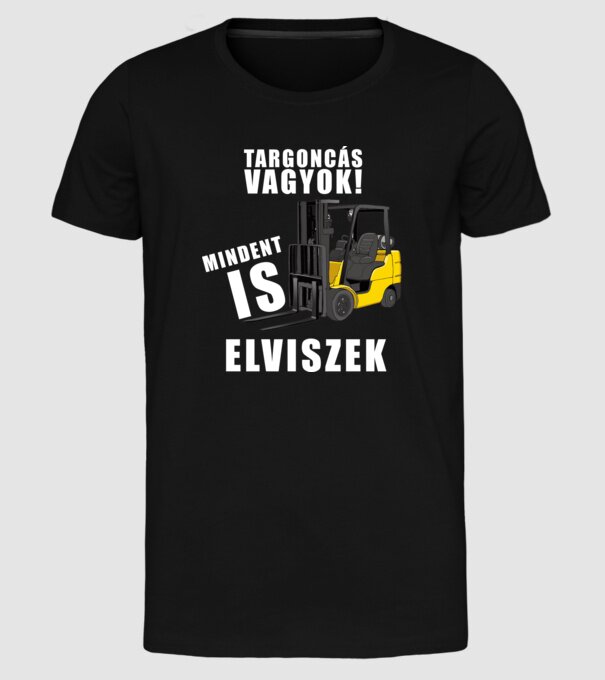  minta fekete pólón