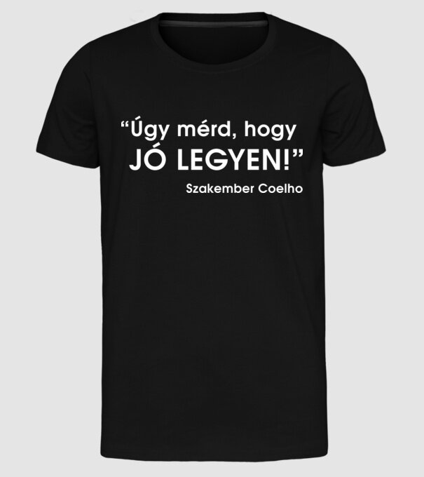  minta fekete pólón