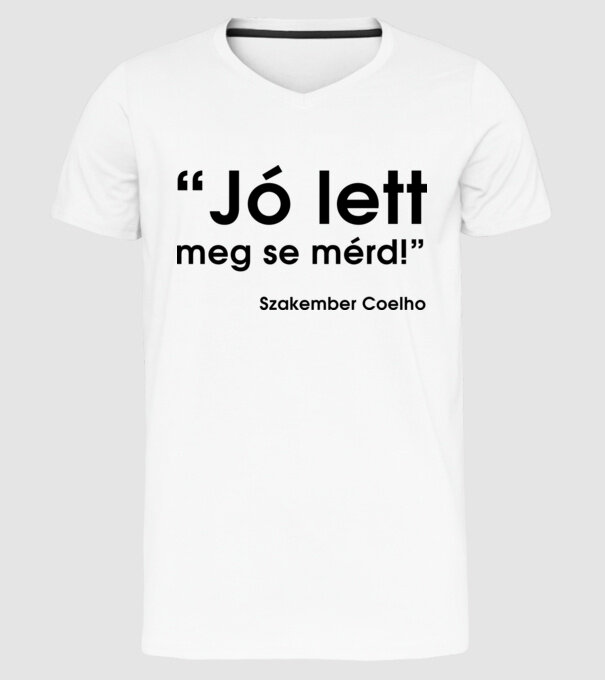  minta fehér pólón