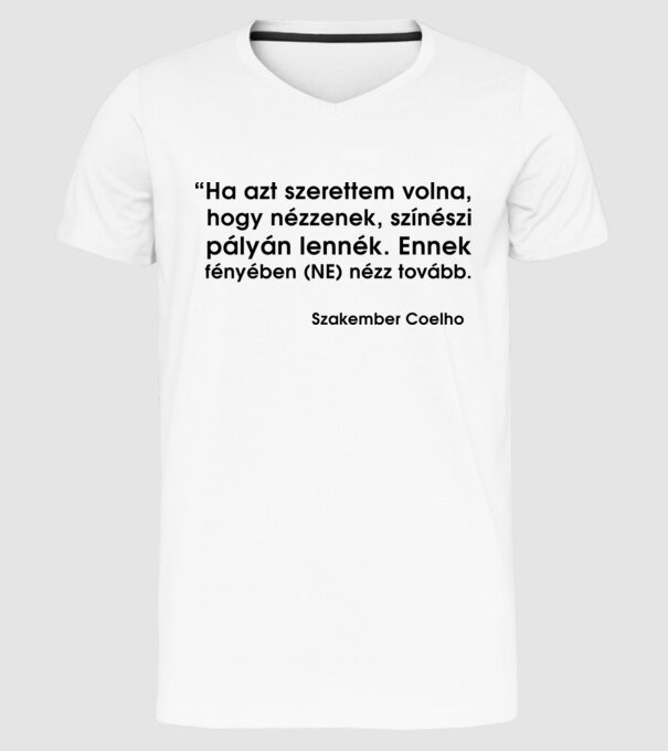  minta fehér pólón