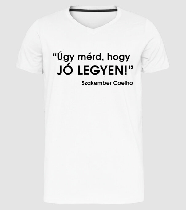  minta fehér pólón