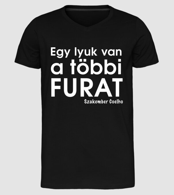 minta fekete pólón