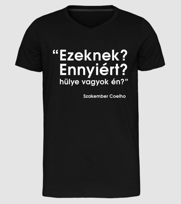  minta fekete pólón