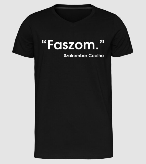  minta fekete pólón