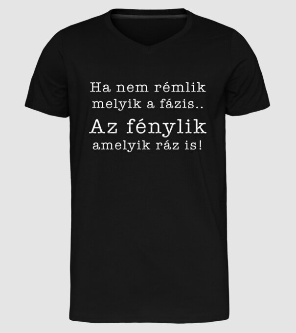  minta fekete pólón
