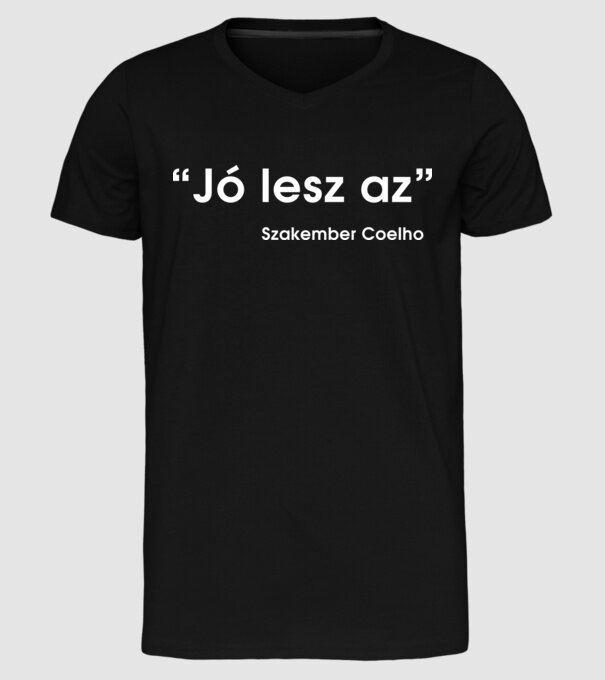  minta fekete pólón
