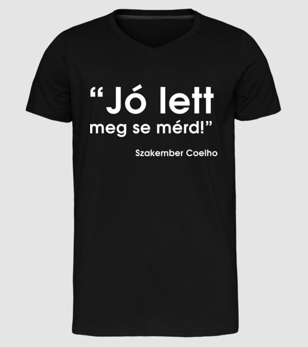  minta fekete pólón