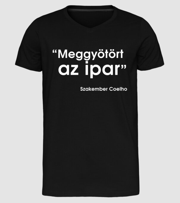  minta fekete pólón