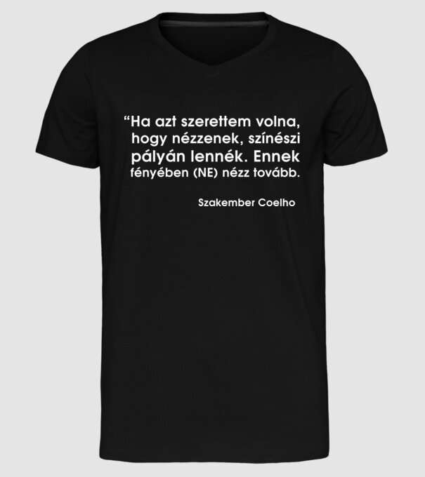  minta fekete pólón
