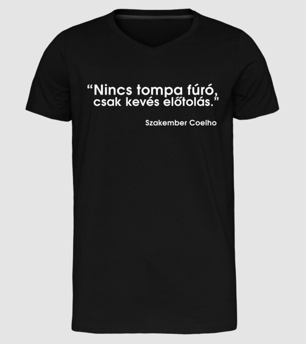  minta fekete pólón