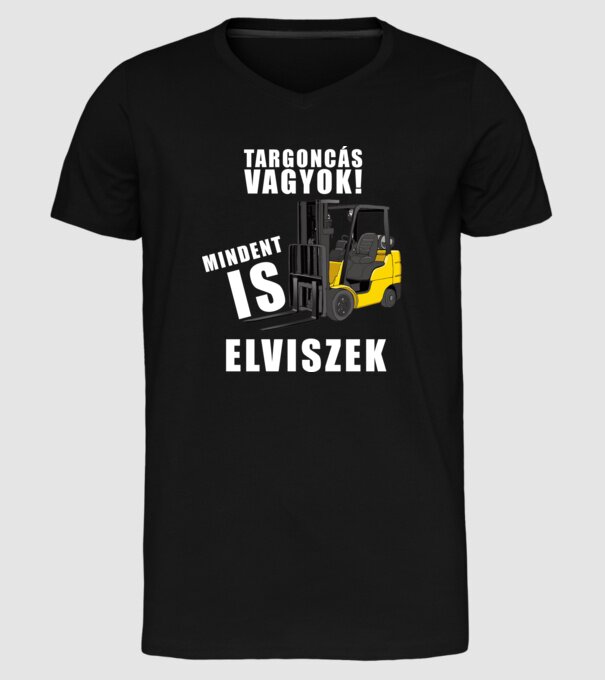  minta fekete pólón