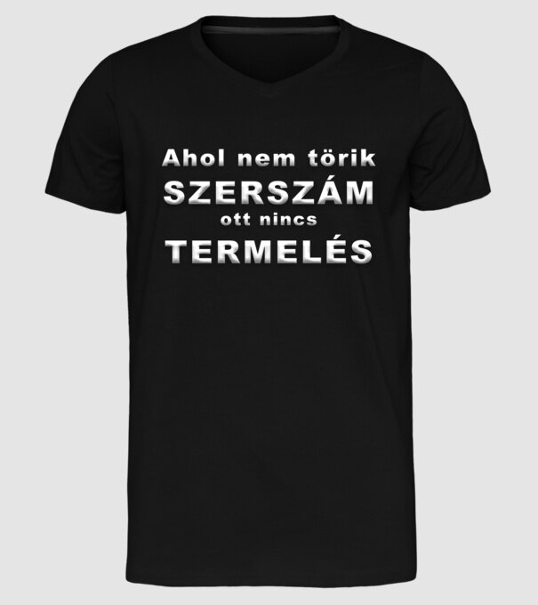  minta fekete pólón