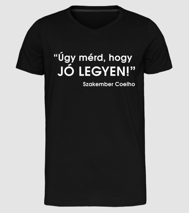  minta fekete pólón
