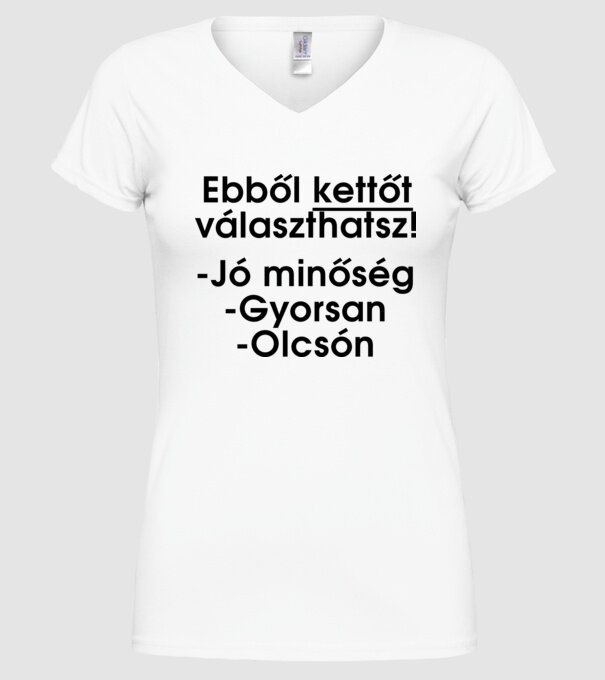  minta fehér pólón
