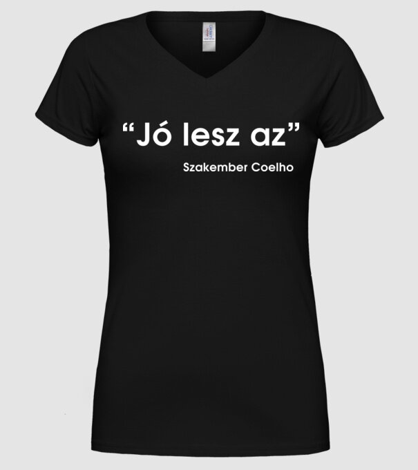  minta fekete pólón