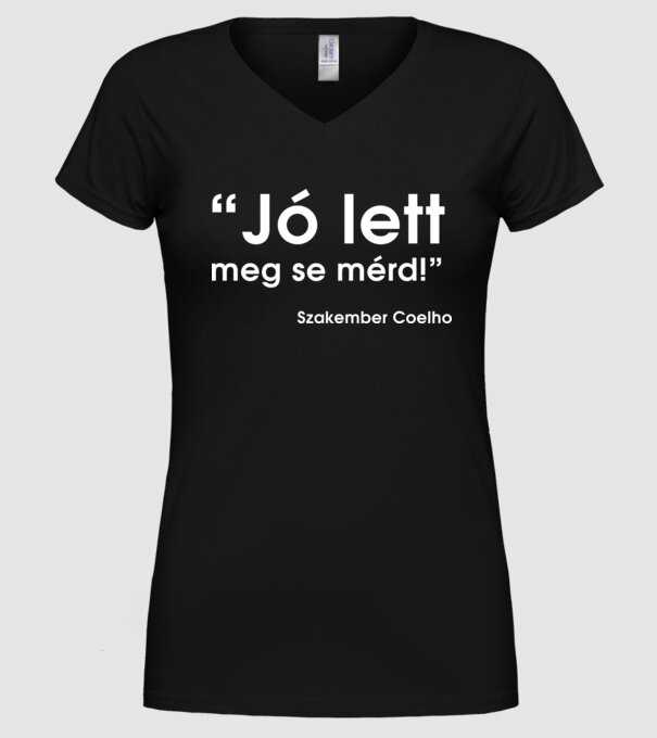  minta fekete pólón