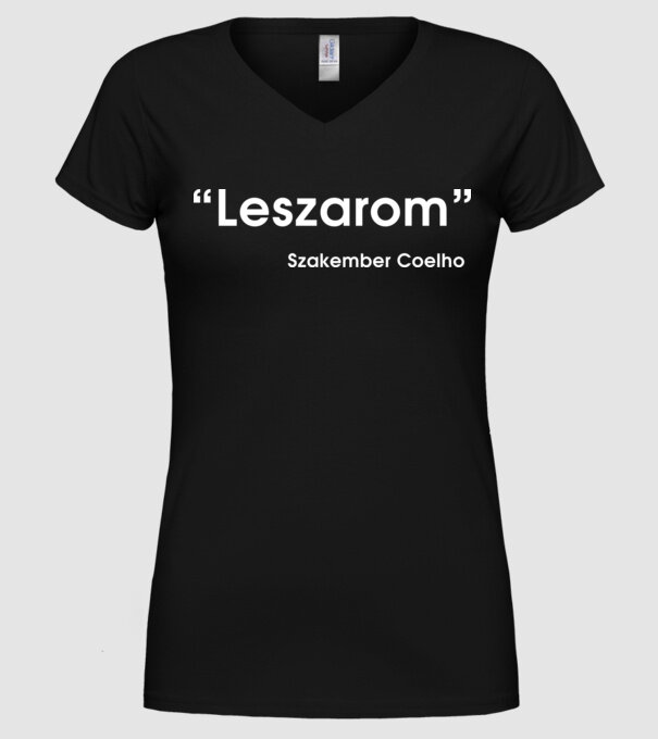  minta fekete pólón