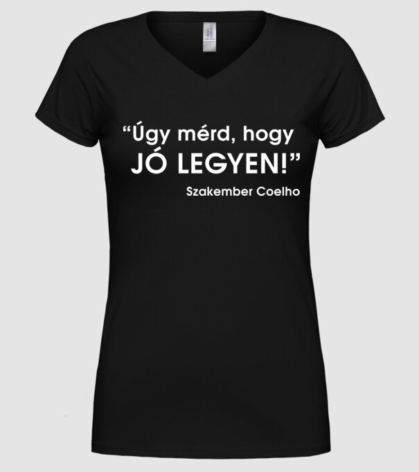  minta fekete pólón