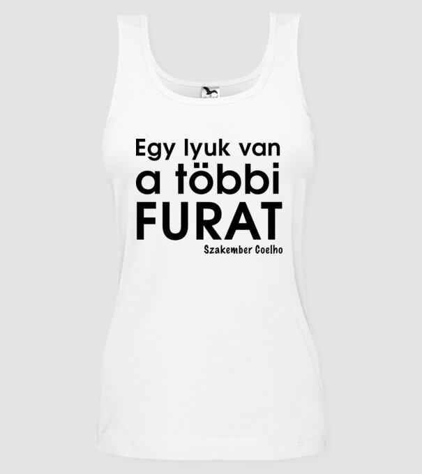  minta fehér pólón