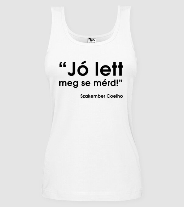  minta fehér pólón