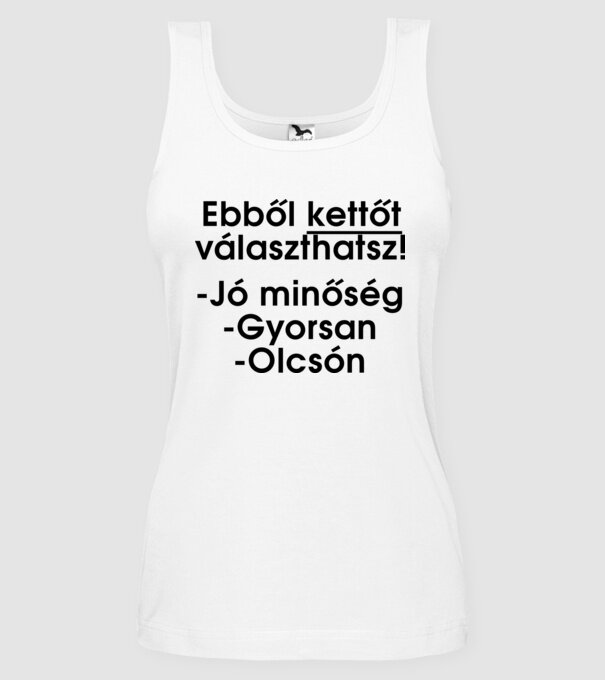  minta fehér pólón
