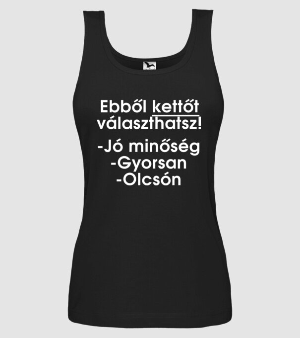  minta fekete pólón