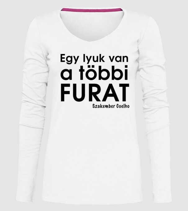  minta fehér pólón
