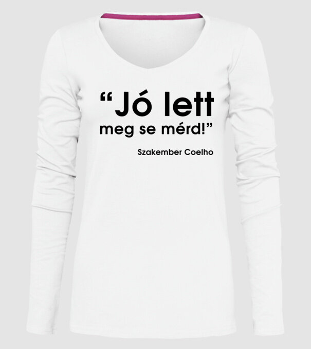  minta fehér pólón