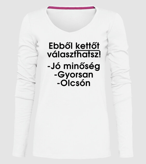  minta fehér pólón