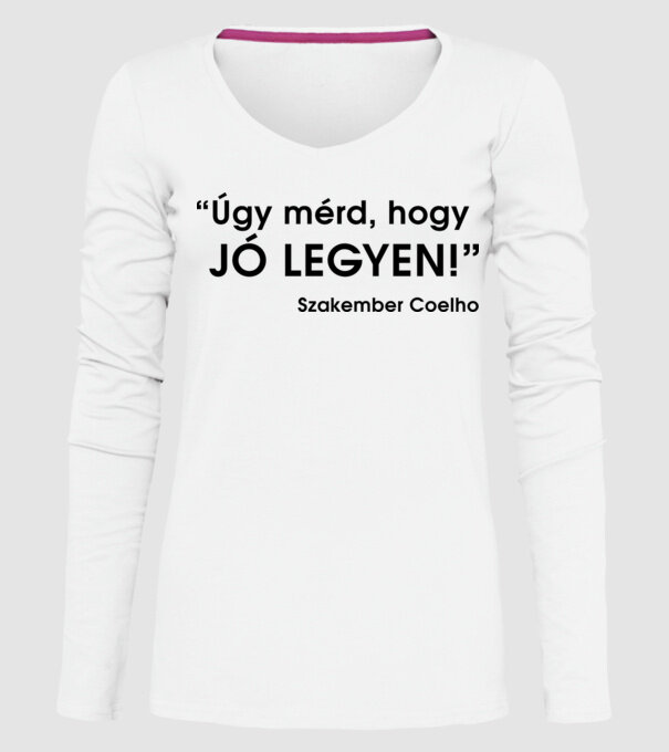  minta fehér pólón