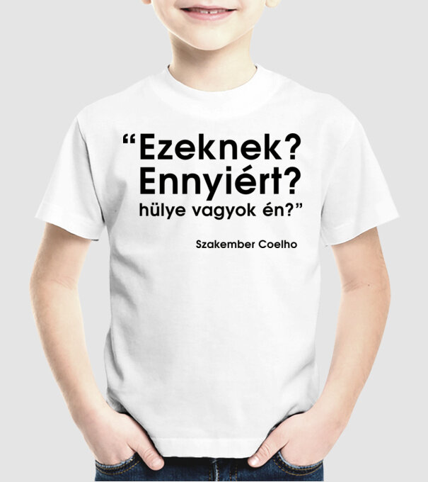  minta fehér pólón