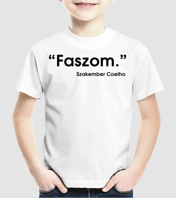  minta fehér pólón