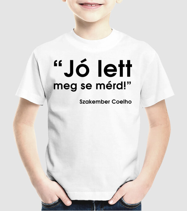  minta fehér pólón