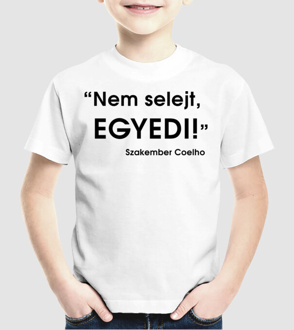  minta fehér pólón