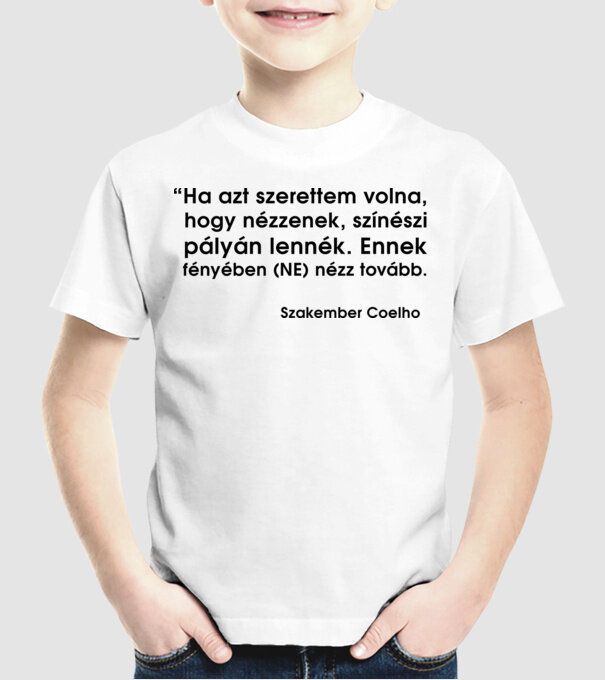  minta fehér pólón